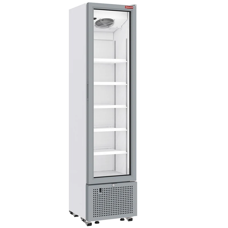 Glastürkühlschrank 221L Weiß , 5 Roste , Türanschlag wechselbar, SSP32-SW