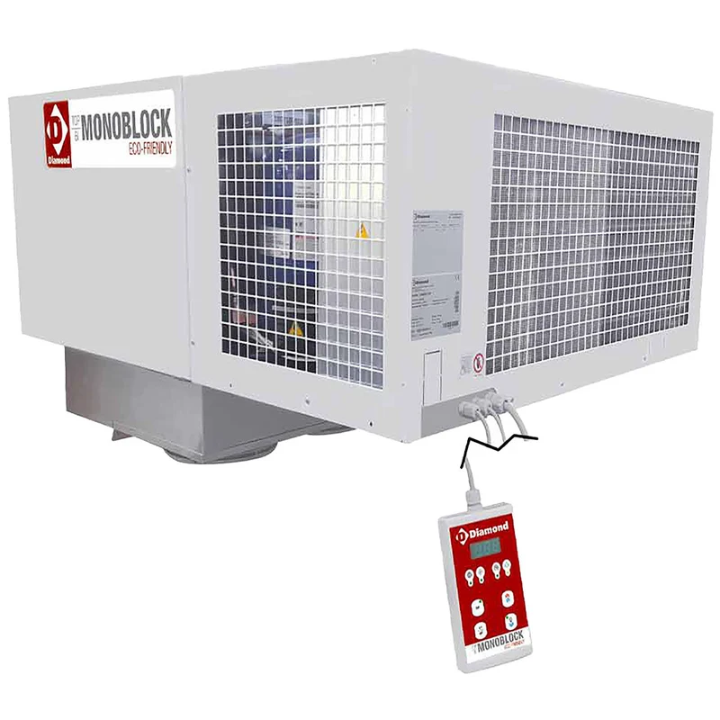 Huckepack Kühlaggregat für Deckenmontage , -5 bis +5 °C Normalkühlung, SP200T-4M-R2