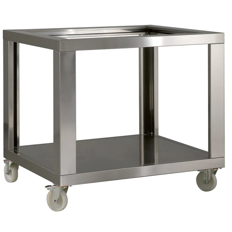 Fahrbares Edelstahl-Untergestell mit Grundboden , 1570 x 860 mm, SGL6/35-XLD