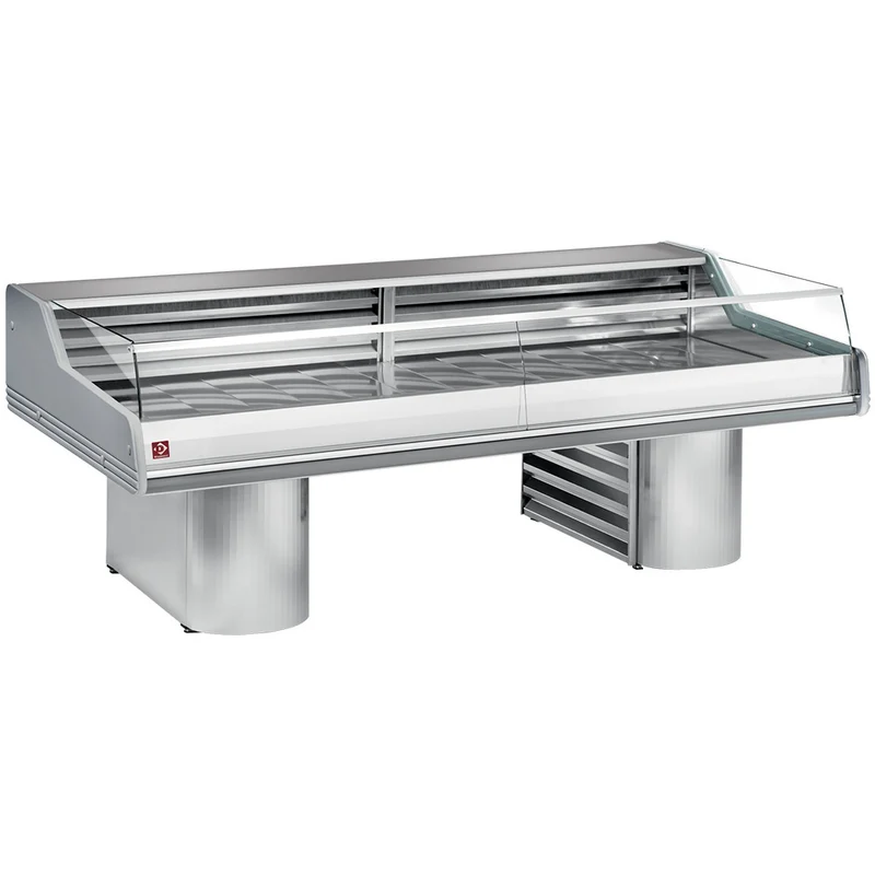 SB-Frischetheke für Fisch & Fleisch , 2500 mm , Edelstahl AISI 316, SG25BS/A1-R2