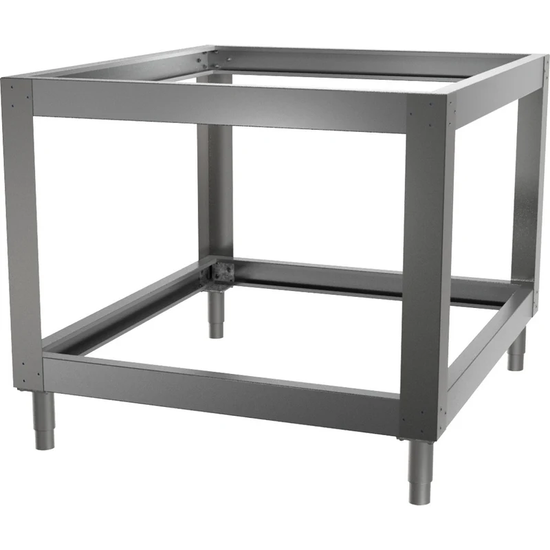 Edelstahl-Untergestell für Gastronomiegeräte , höhenverstellbar , 990x780 mm, SFDX/44D