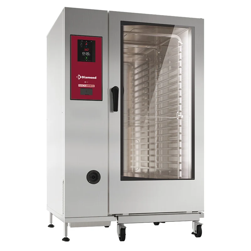 Profi Kombidämpfer Elektro , 22x GN 2/1 , Direkteinspritzung & Reinigungssystem, SDET/XC-22