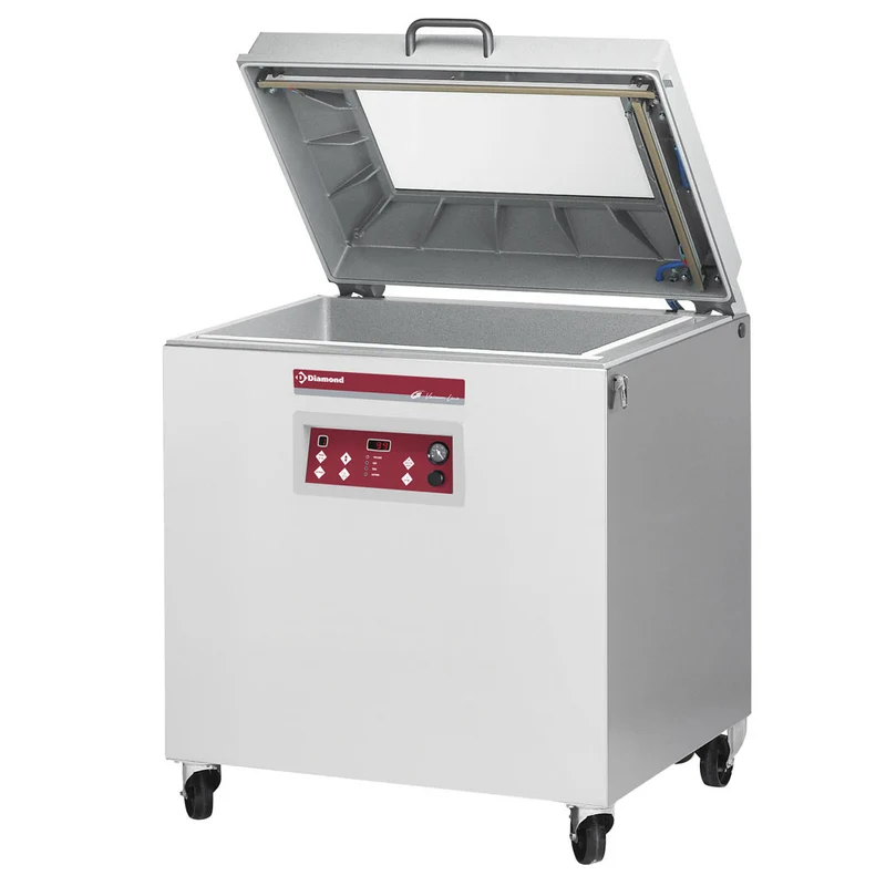Profi Kammervakuumierer Standgerät , 100 m³/h Pumpe & Doppelte Schweißschiene, SC-124V/S