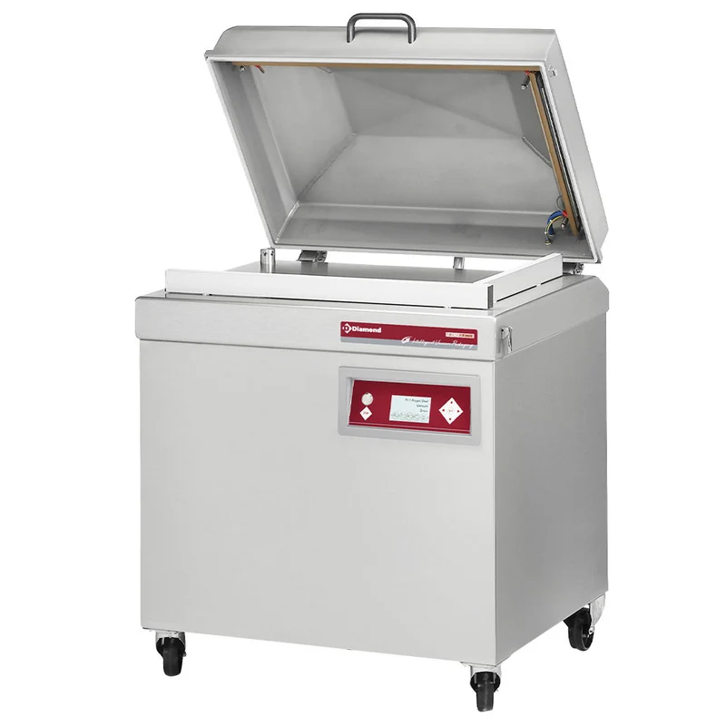 Profi Vakuum-Standgerät aus Edelstahl , 100 m³/h , 80 cm Kammer, SC-124T/IVP