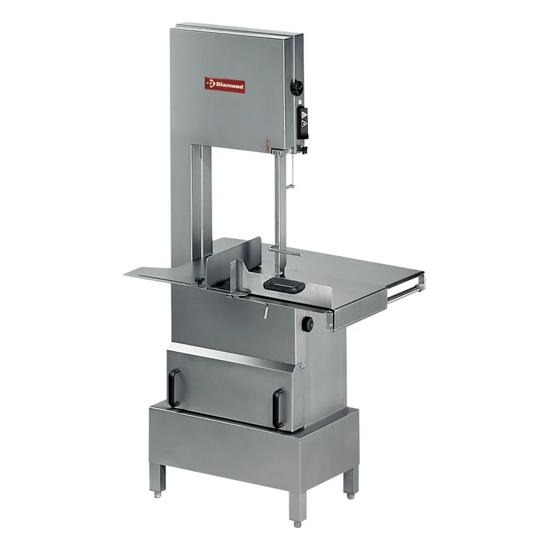 Professionelle Knochenbandsäge als Standgerät , 1,86 kW , 3000 mm Sägeband , Edelstahl, SAX-310/7