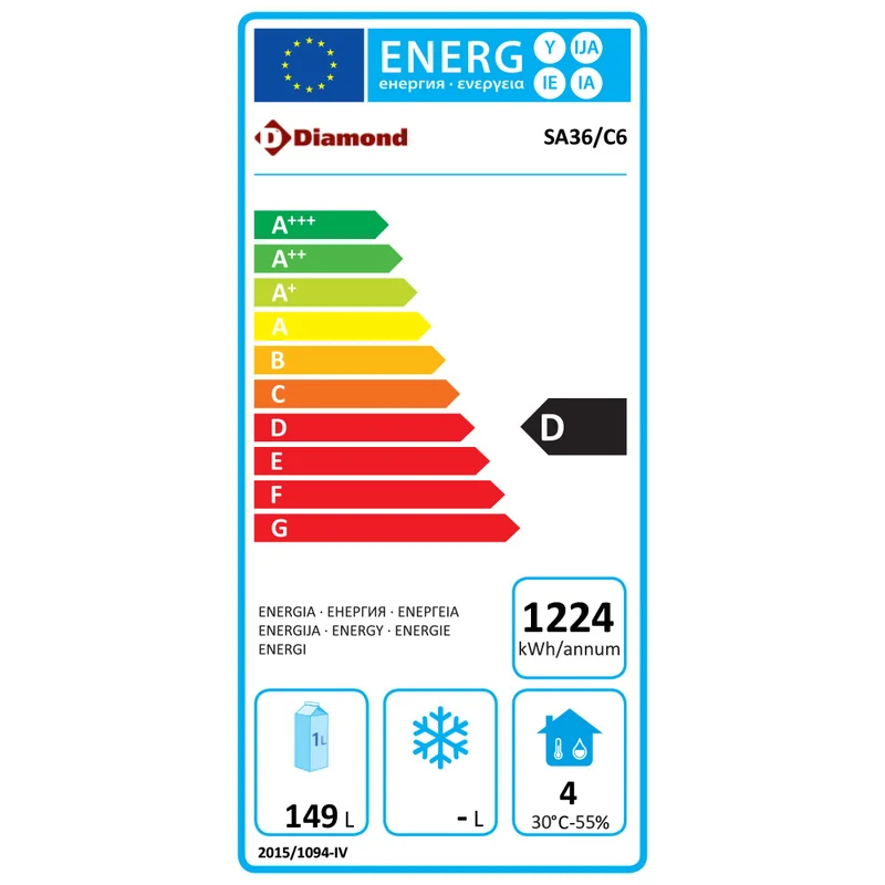 Profi Kühltisch mit 6 Schubladen GN 1/1 , Edelstahl, SA36/C6