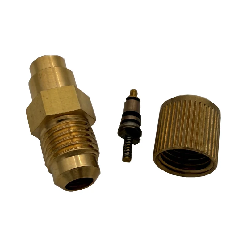 Lötstutzen mit Ventileinsatz 6mm