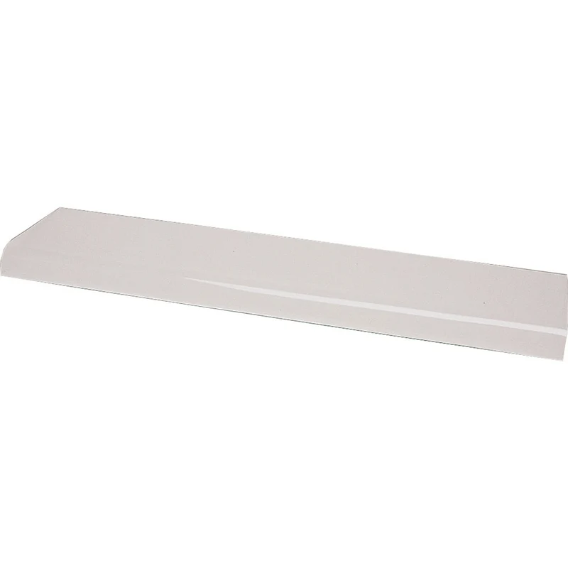 Gebogener Hustenschutz / Thekenaufsatz aus Glas , 1500 mm Breite, S80/V15