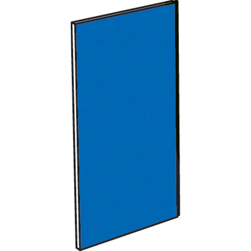 Eckverkleidung für Theken 45° Außenwinkel – Blau, S80/HB4