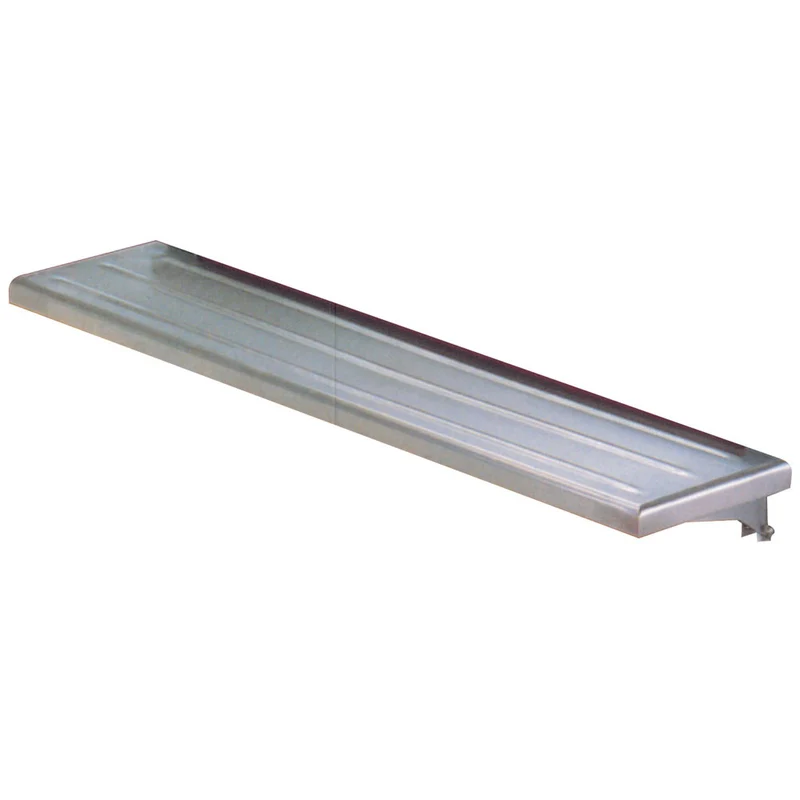 Tablettrutsche abklappbar , 800 x 300 mm , Edelstahl, RR8