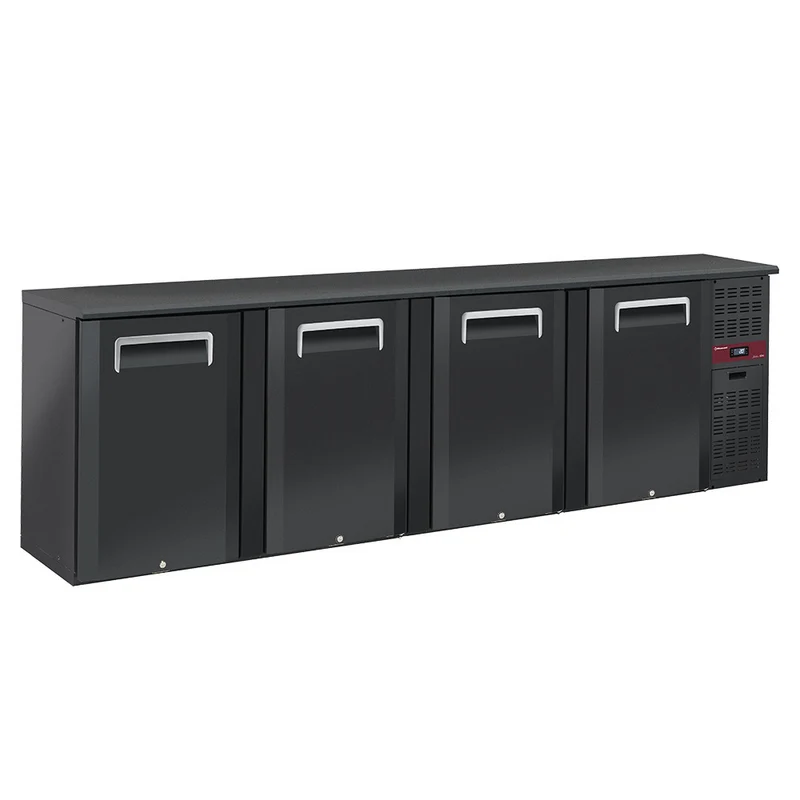 Profi Barkühlschrank 4-türig mit Umluftkühlung, 620L, RLB4-4P