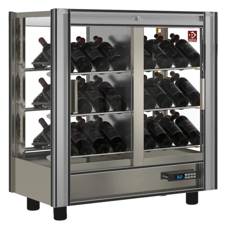 Weinkühlschrank für 42 Flaschen , 216 L , UV-Schutzglas, PVV-2/TR-R6