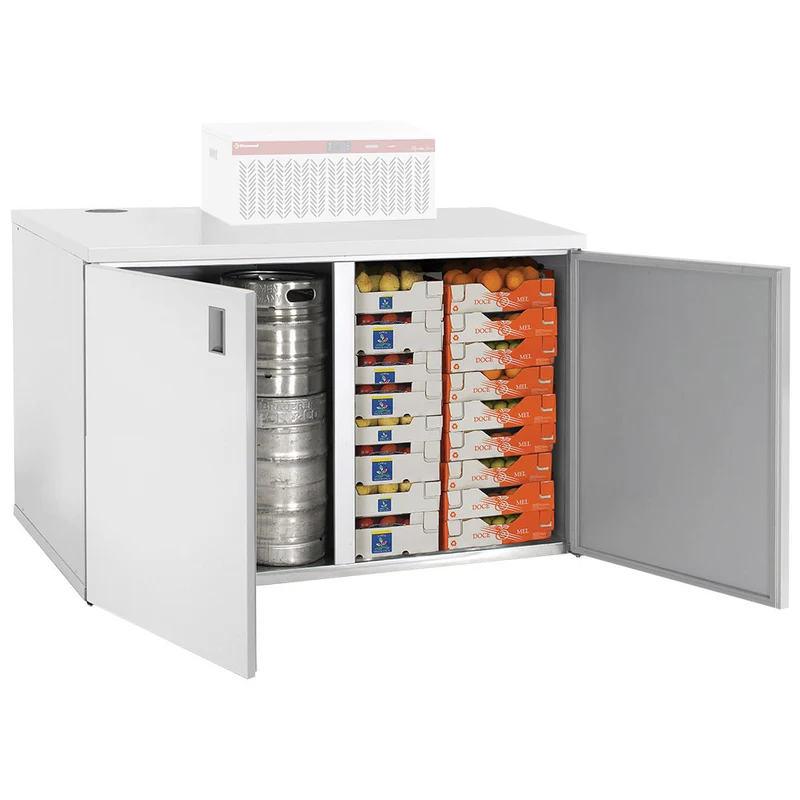 Fasslagerbox zerlegbar , 1800L , für 16x 30L oder 8x 50L Fässer, RBB/4_4