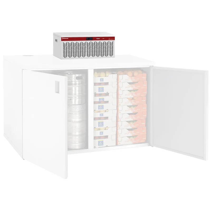 Kühlunterbau mit 2 Türen , 1060 mm , +2°C bis +8°C, RBB/2_URA/P3-R2