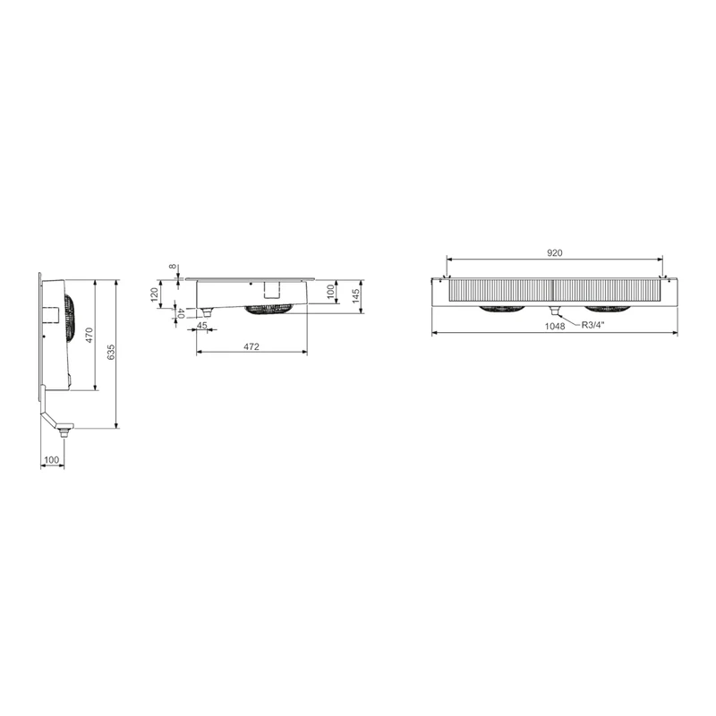 Deckenverdampfer FKN426 MultiRef Roller