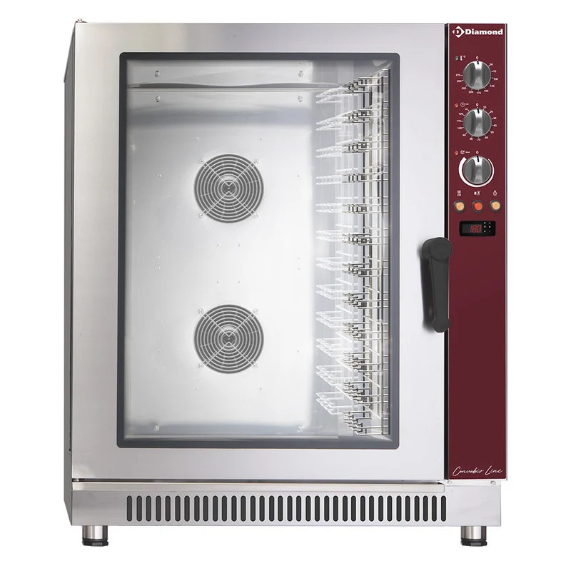 Gas-Konvektomat 12 x EN 600x400 mit Beschwadung, PFG-122/P