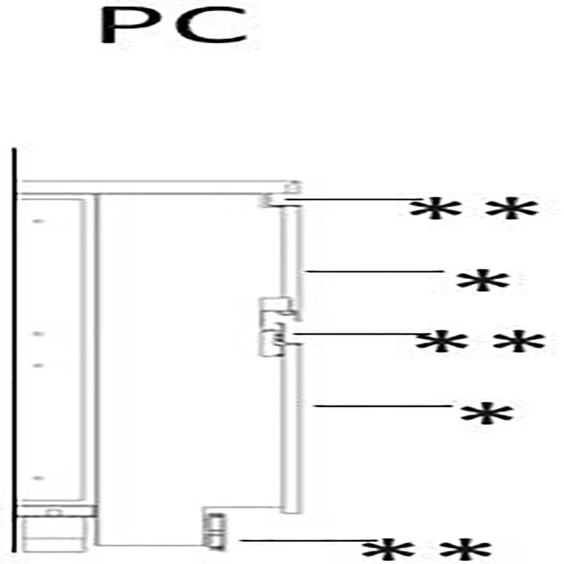 Seitenverkleidung für Theken aus Holz , H: 925 mm, PC21C