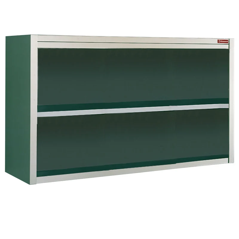 Profi Edelstahl-Wandhängeschrank 180 cm , Offene Ausführung, PA180/U