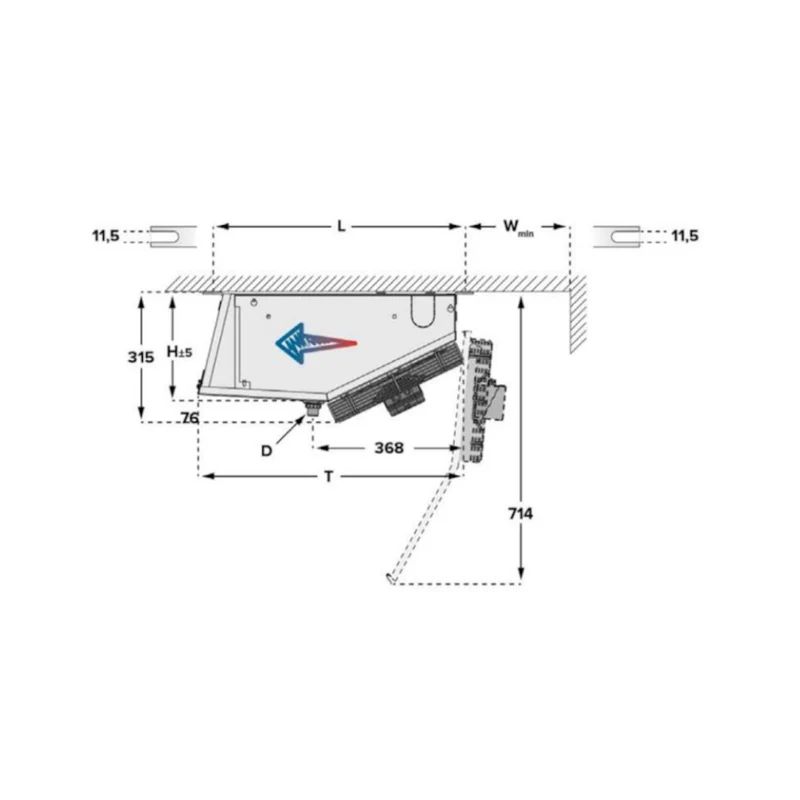 Deckenverdampfer MCC-302-4BN-HX32-1 Kelvion