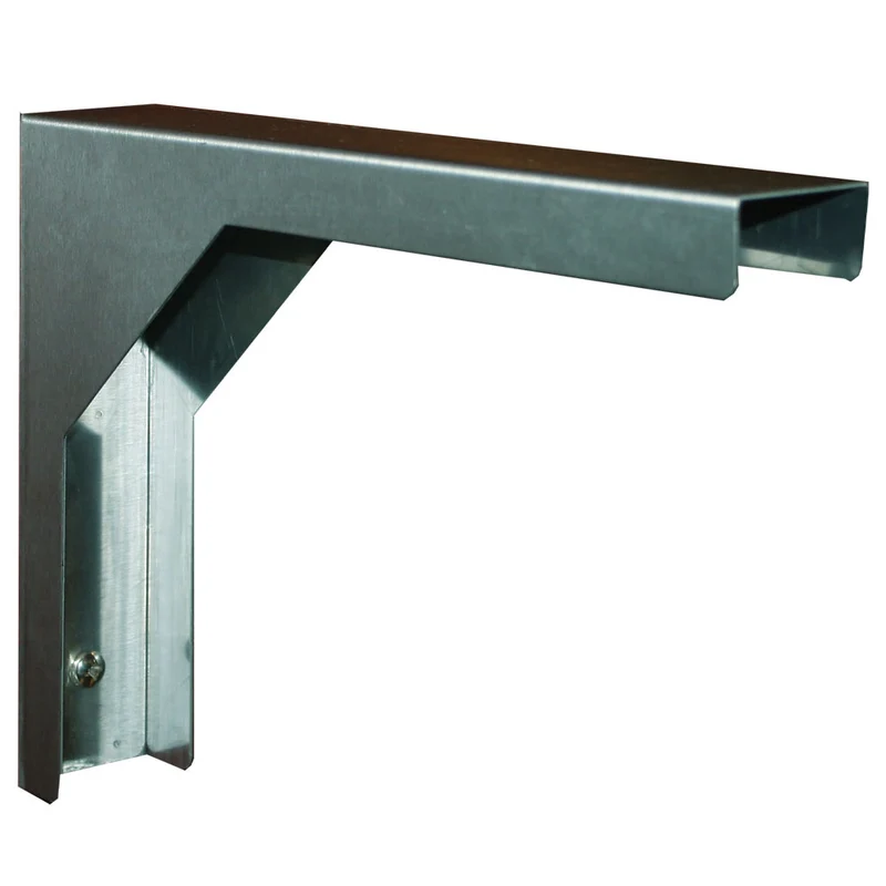Wandkonsole Edelstahl für 300 mm tiefe Regalböden, M311-S