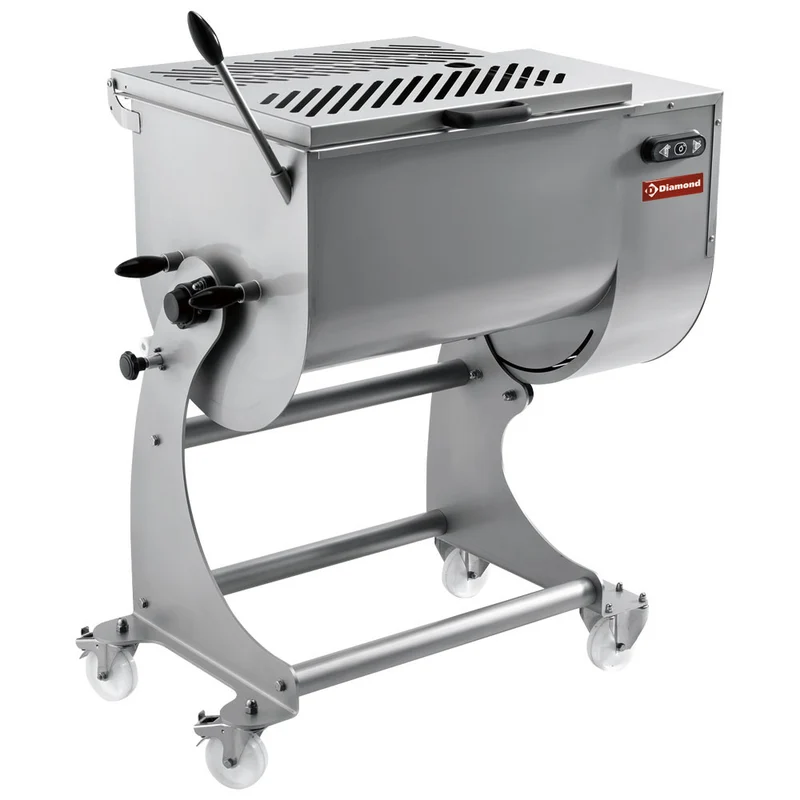 Fahrbare Profi Mengmaschine 80 kg aus Edelstahl, MCR-80P/N