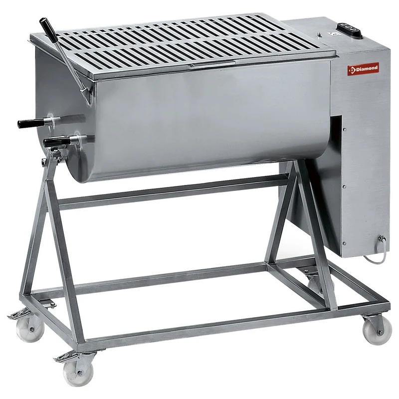Profi Mengmaschine 120 kg , Edelstahl, fahrbar, MCR-120P/N
