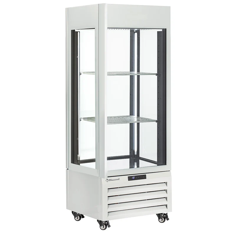 Weinklimaschrank 440 L mit Umluftkühlung , Glastür , Weiß, MAX/507-VW