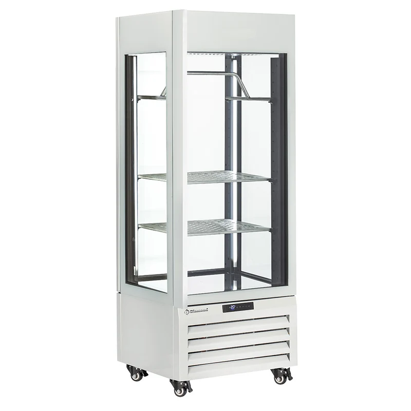 Fleischkühlvitrine mit Umluftkühlung , 440 L , weiß, MAX/507-MW