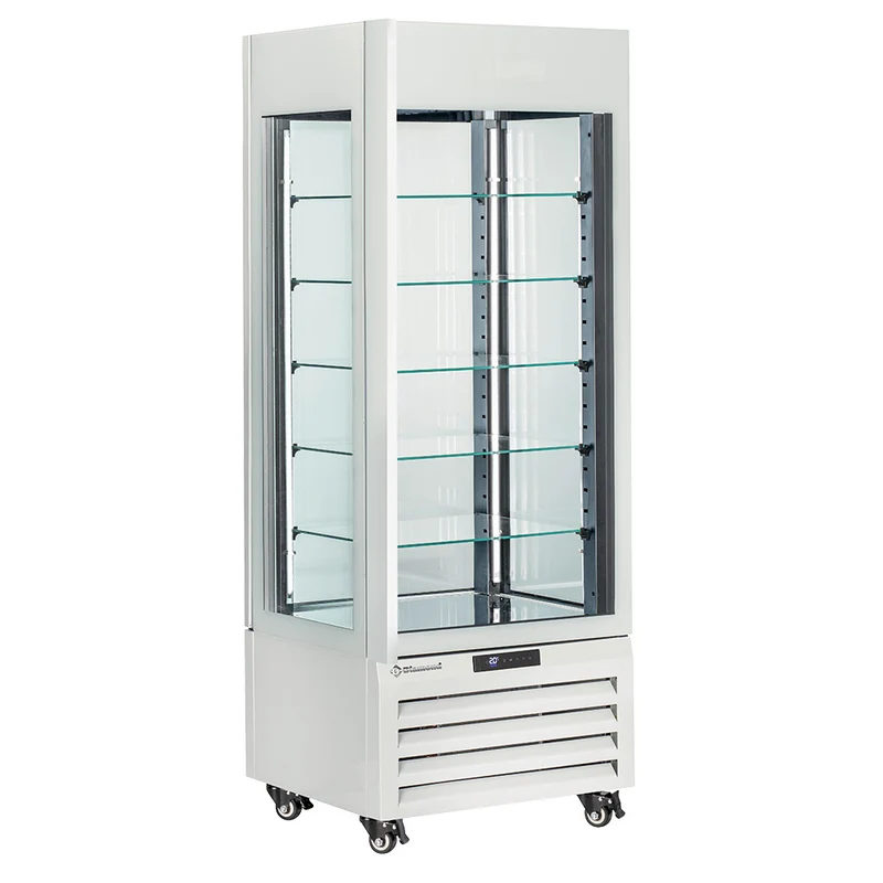 Profi Tiefkühl- und Kühlvitrine 440 L , Umluft , Weiß, MAX/507-BW