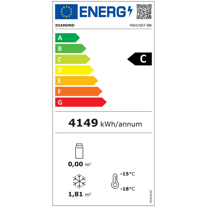 Konditorei-Kühlvitrine 440L , Umluftkühlung , 5 Etagen , Schwarz, MAX/507-BB