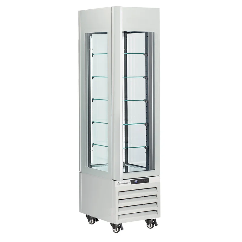 Umluft-Kühlvitrine 260L , Weiß , -22°C bis +5°C , für Eis & Patisserie, MAX/305-BW
