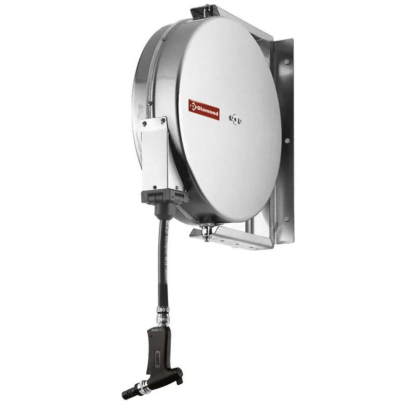 Automatischer Edelstahl-Schlauchaufroller (10m) für die Wandmontage, MAX-10/R2