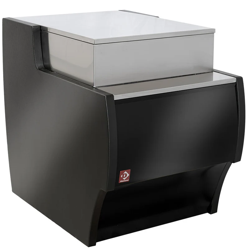 Professioneller Kassentisch , 700 mm , Höhenverstellbar , Schwarz Matt, MAT-700/B5