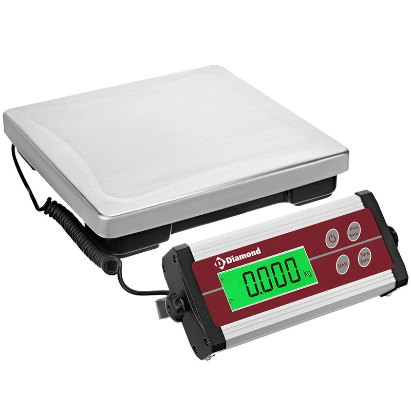Profi Digitalwaage Edelstahl , 15 kg Tragkraft / 5 g Teilung, BSC3/15-5