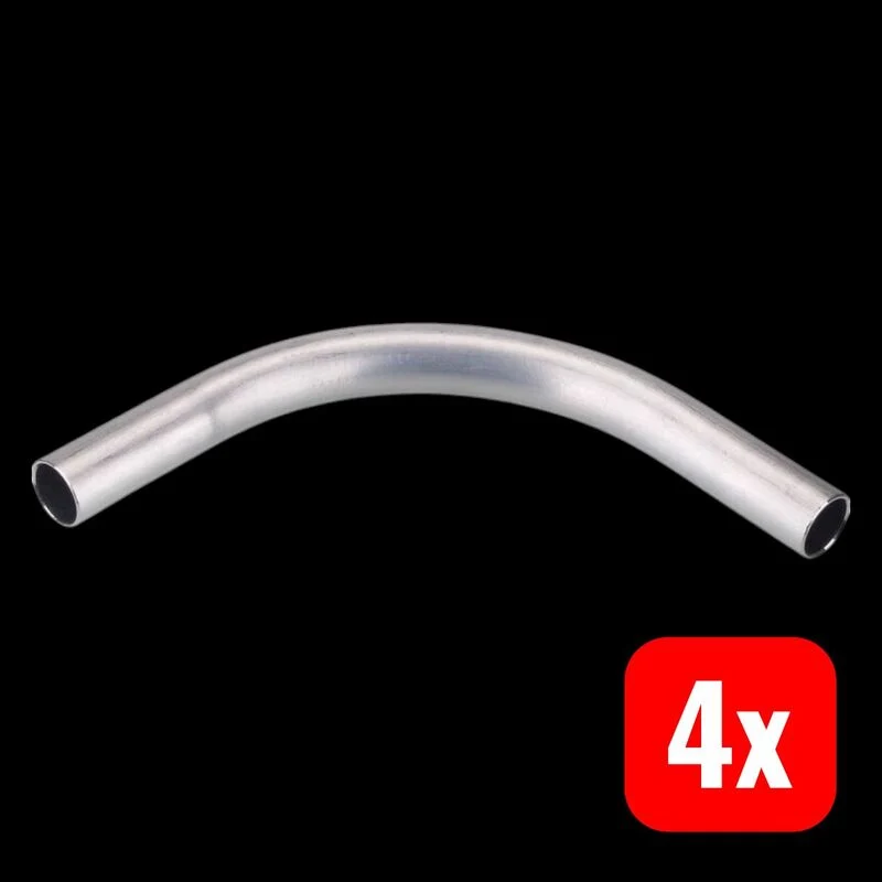 4x B-Ware Fränkische Rohrwerke Bogen Metall Innen-Ø 32mm hohe Druckfestigkeit 1 Stück