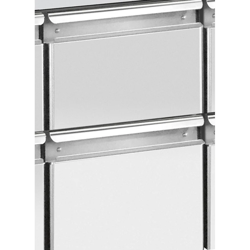 Schubladenblock aus Edelstahl , 2 Auszüge für GN 1/1, K1/2-H