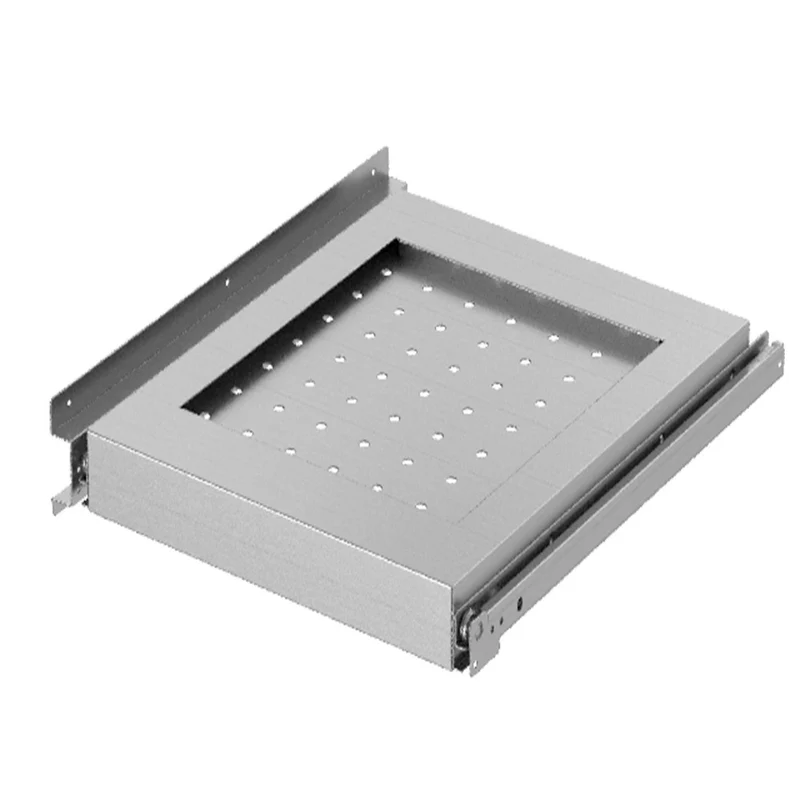 Auszugsboden Edelstahl für Unterbauten , 550 x 640 mm, K-PF/E