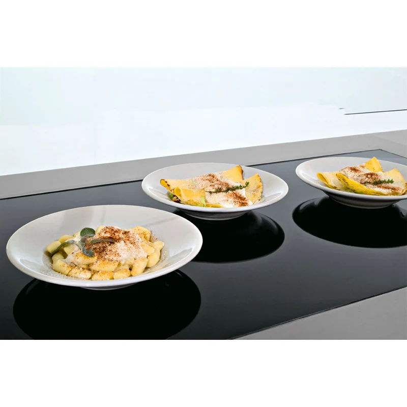 Profi Glaskeramik-Warmhalteplatte weiß , 3x GN 1/1, IN/VCX12-PWT