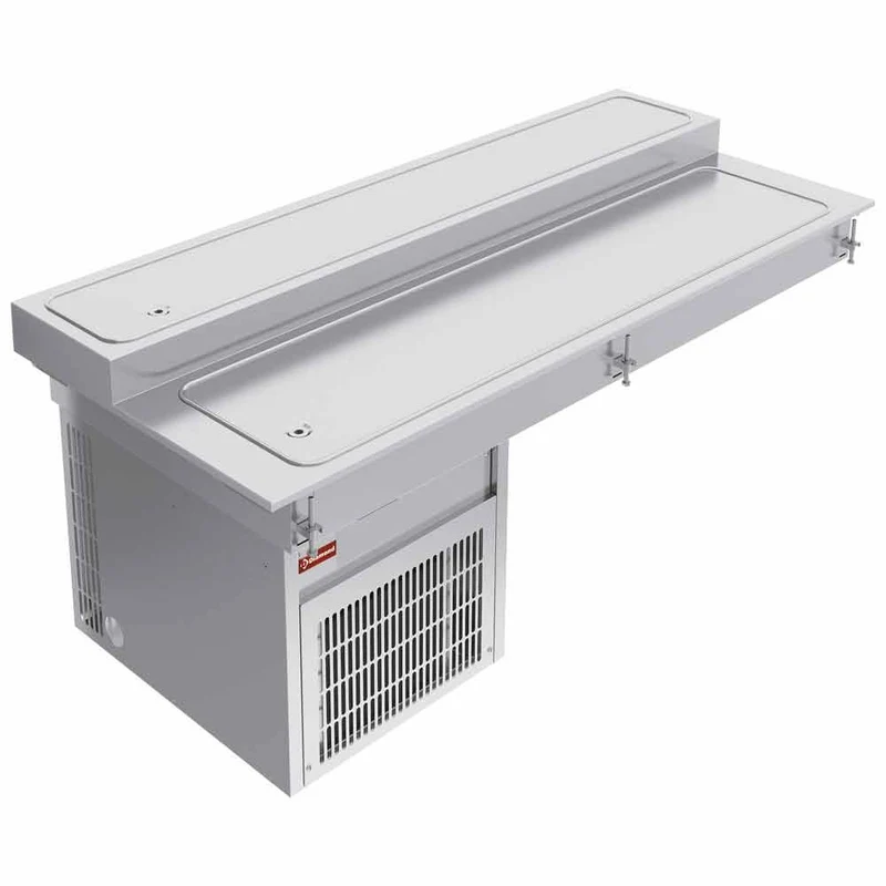 Einbau-Kühlplatte mit 2 Ebenen für 4x GN 1/1, IN/RPX15-R92