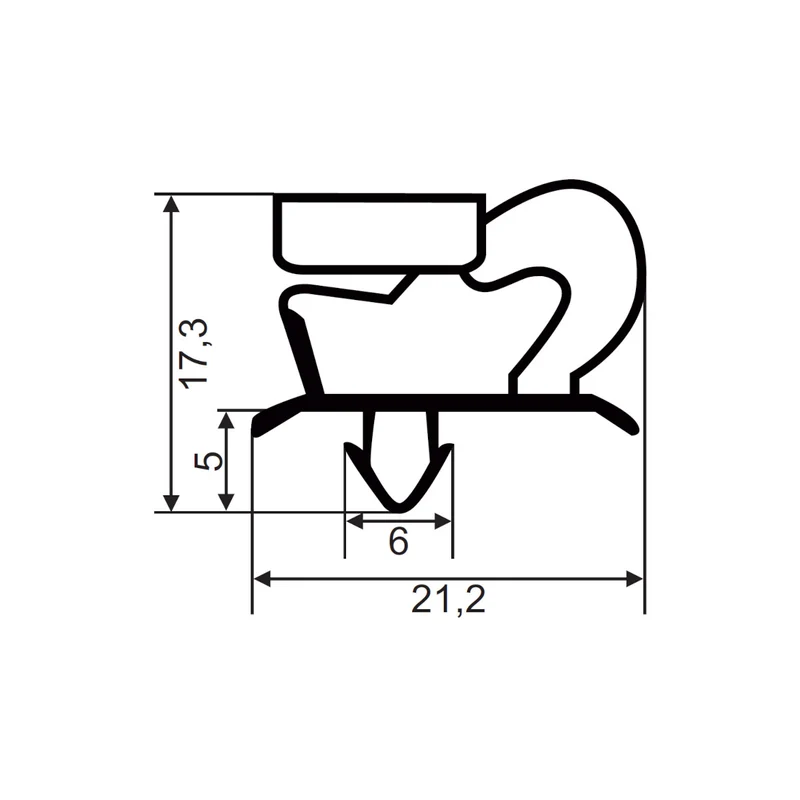 Magnetdichtung FD383 | Rahmen