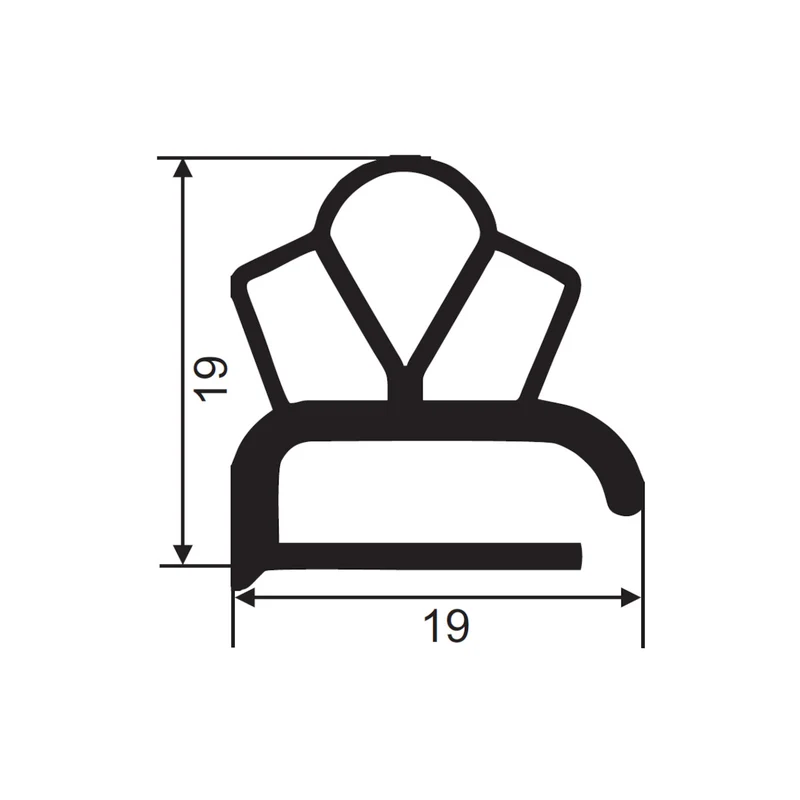 Gummidichtung FD191 / Fermod 74