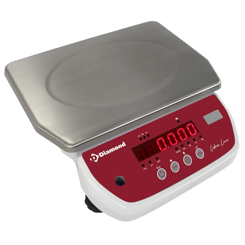 Digitale Kontrollwaage IP67 - 15kg / 2g , Edelstahl-Wägefläche, BAL/15-2