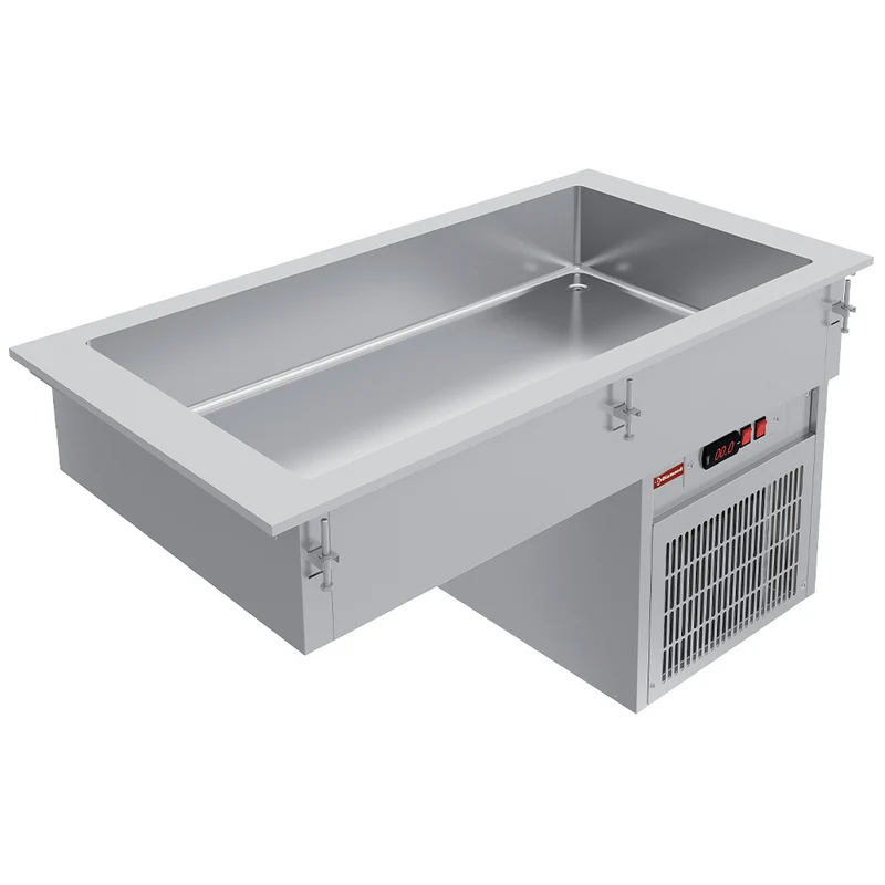 Professionelle Einbau-Kühlwanne für 5x GN 1/1 Behälter, IN/RCX18-R9