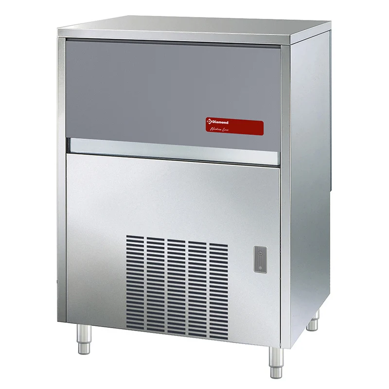 Profi Eiswürfelbereiter , 67 kg/24h , 40 kg Speicher , Volleiswürfel , Wassergekühlt, ICE70W-R2