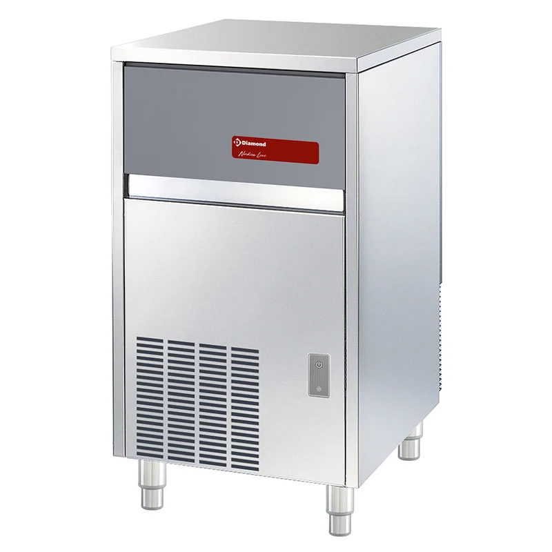 Professioneller Eiswürfelbereiter luftgekühlt , 47 kg/24h , 25 kg Vorratsbehälter, ICE50A-R2