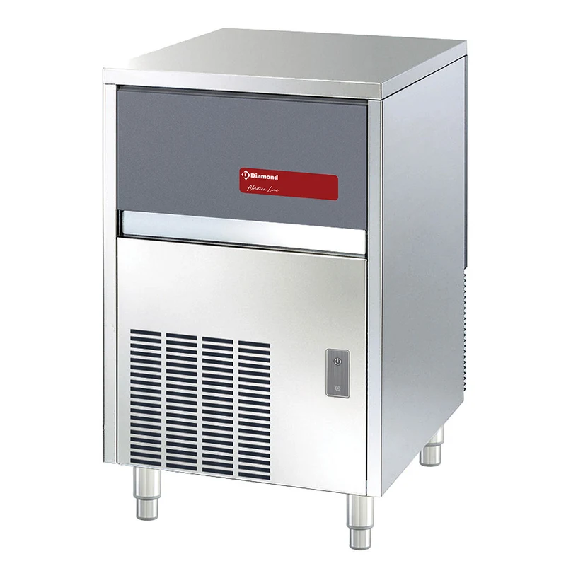Professioneller Eiswürfelbereiter für Volleiswürfel , 35 kg/24h , 16 kg Vorratsbunker, ICE35A-R2