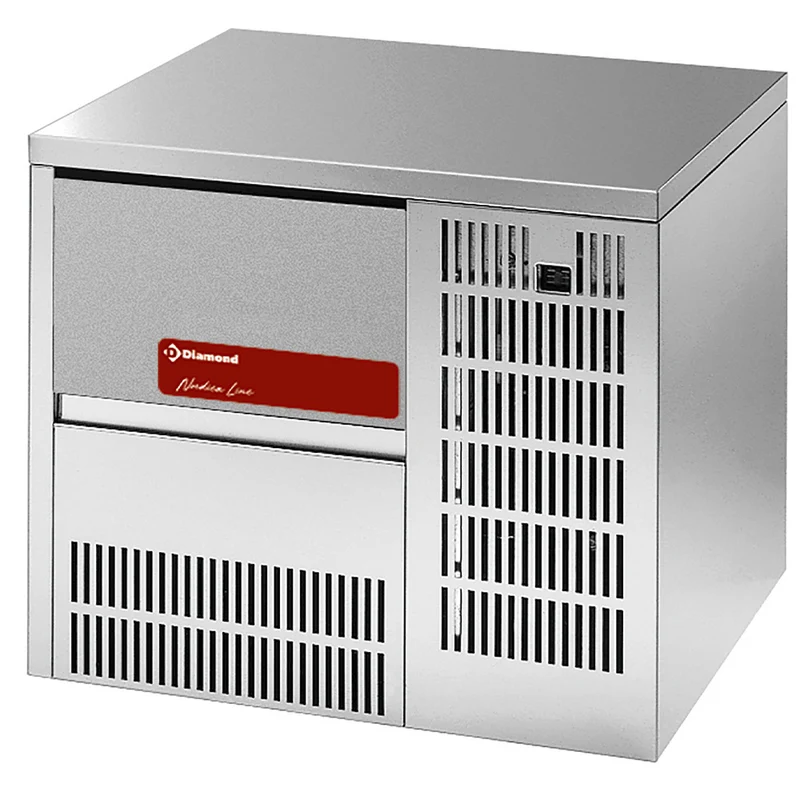Profi Eiswürfelbereiter für Volleiswürfel , 24 kg/24h , 6 kg Speicher, ICE24INCAS