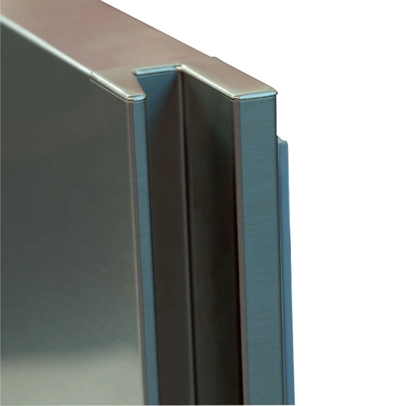 Profi Tiefkühlschrank Edelstahl , 1-türig für EN 600x400 Bleche, Umluft, IB70/PC-R2