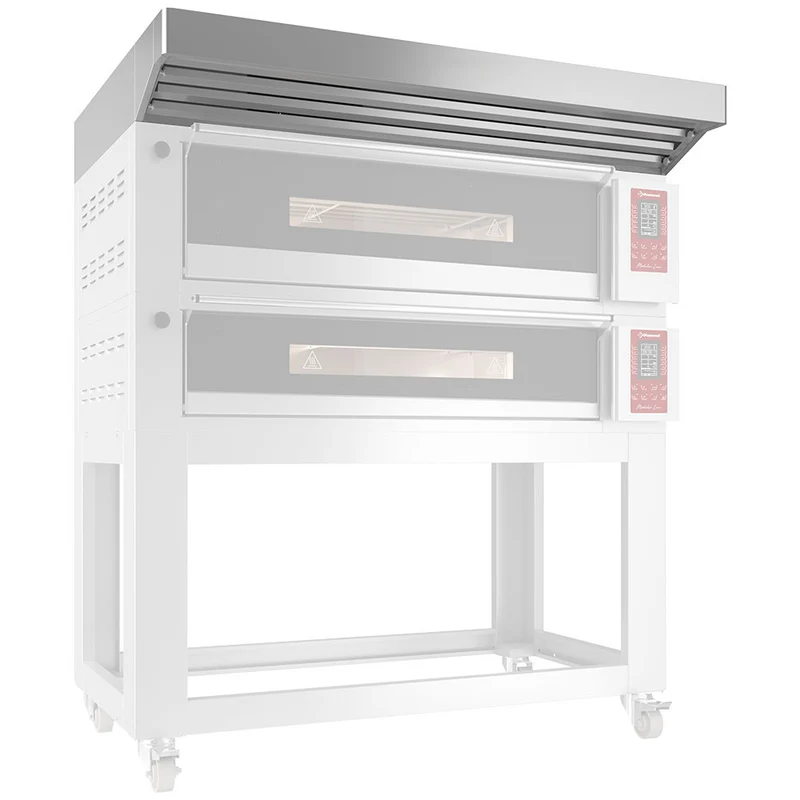 Ofenuntergestell aus Edelstahl für 3x Bleche 600x400 mm, HNT3