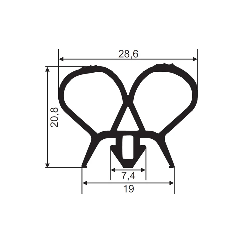 Gummidichtung FD6608 / JCR-010